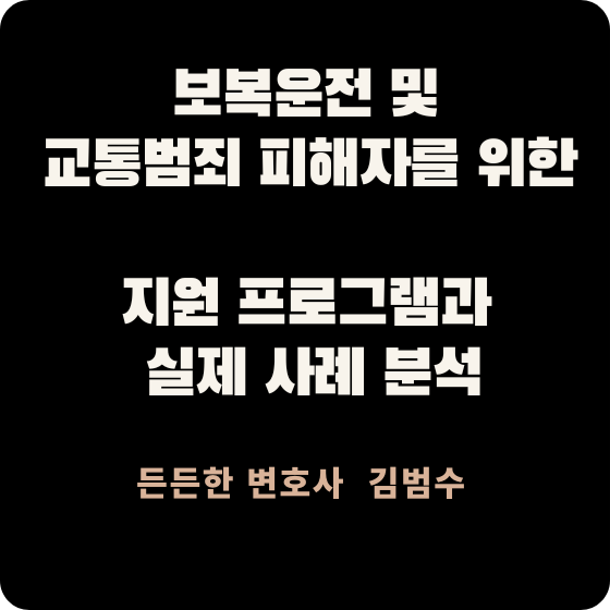 보복운전 및 교통범죄 피해자